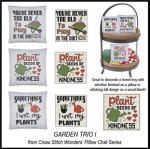 (image for) Pillow Chat - GARDEN TRIO I